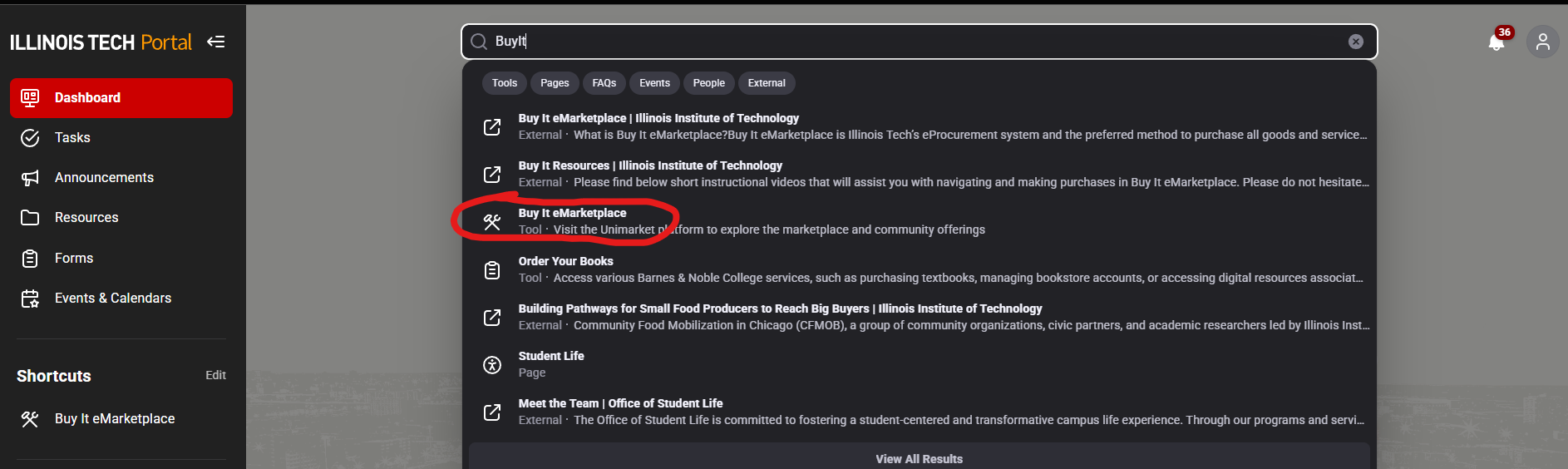 IIT portal