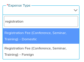 Registration Expense