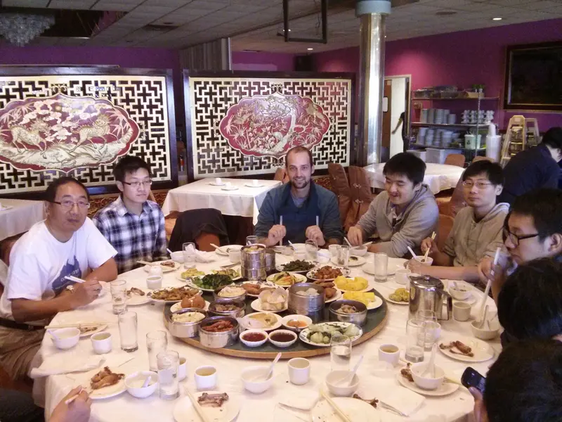 Lab lunch gathering, 2013