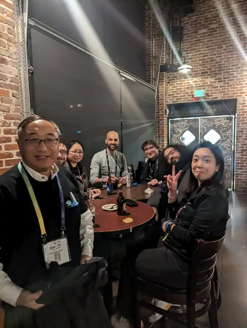 Team dinner at SC23